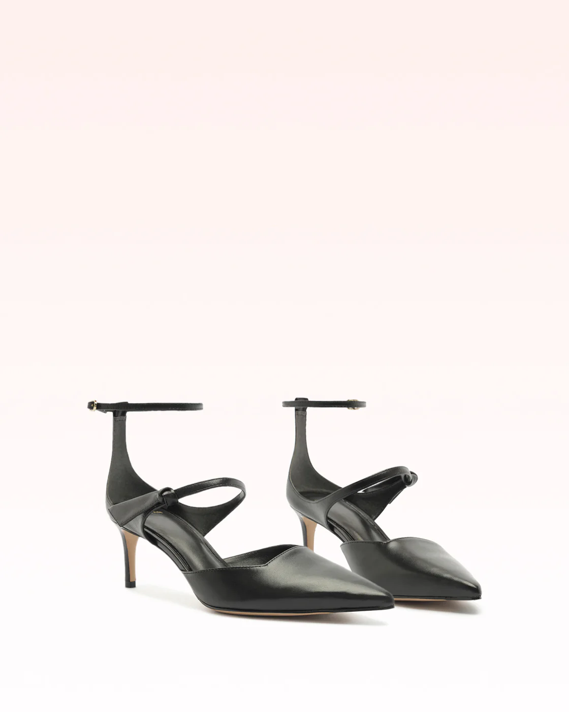 Clarita Asymmetric Sling Pump Black - Image 3