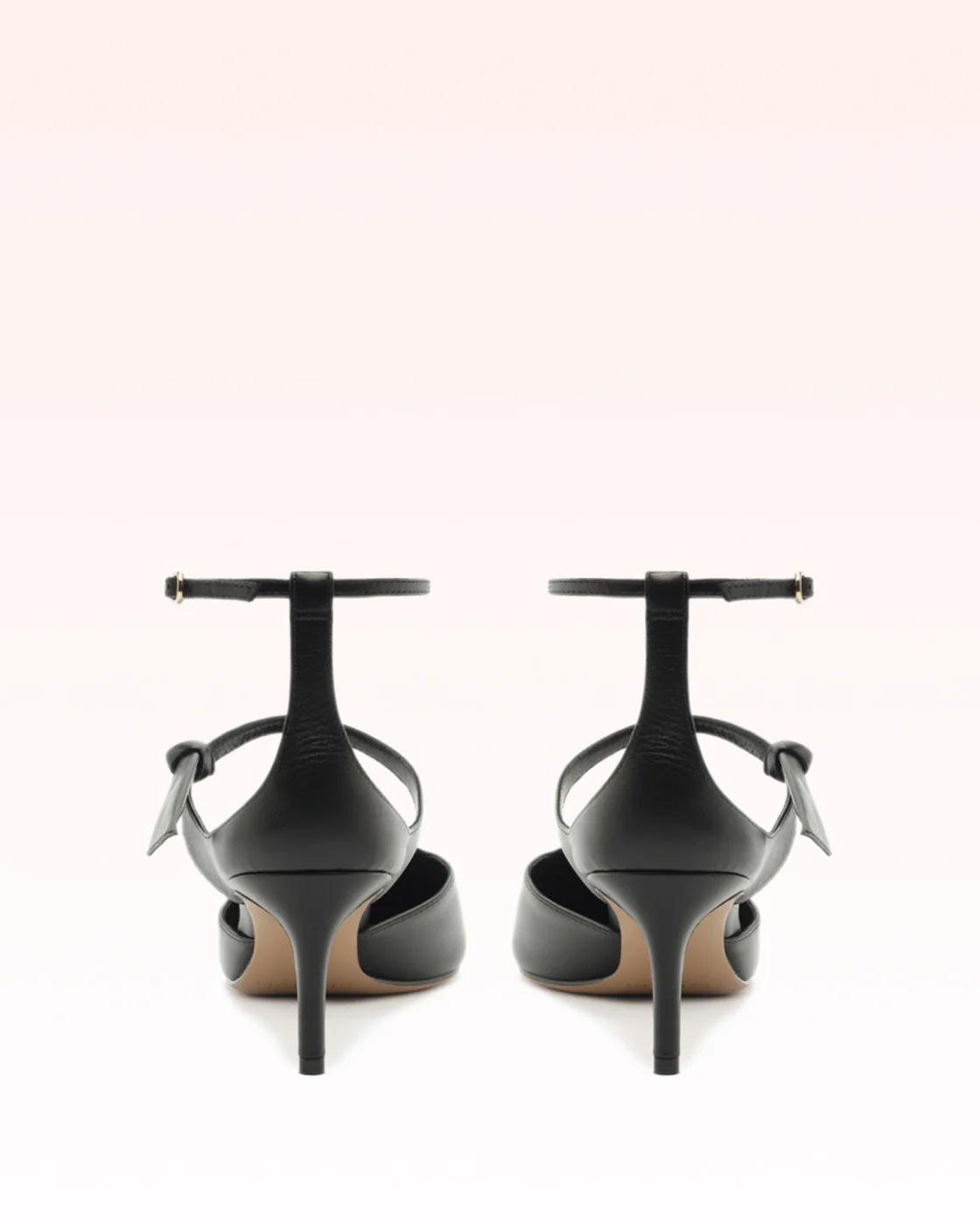 Clarita Asymmetric Sling Pump Black - Image 4