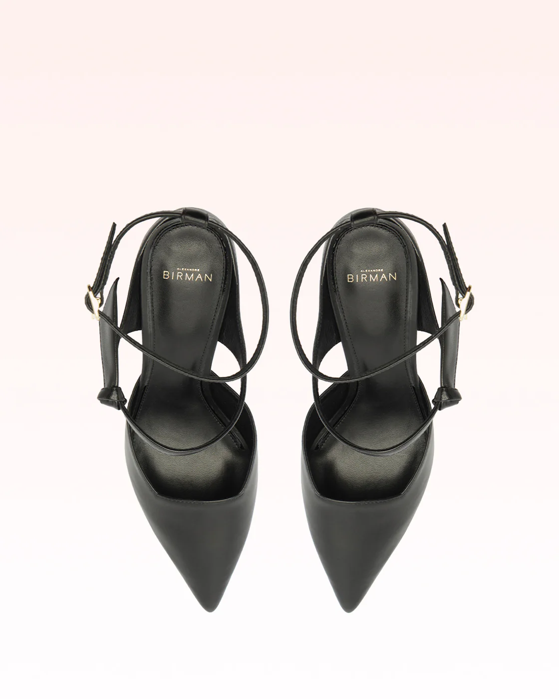Clarita Asymmetric Sling Pump Black - Image 5