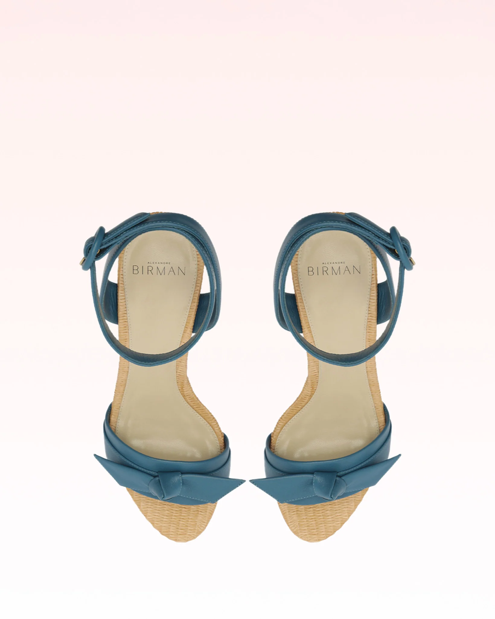 Clarita Raffia 75 Denim - Image 5