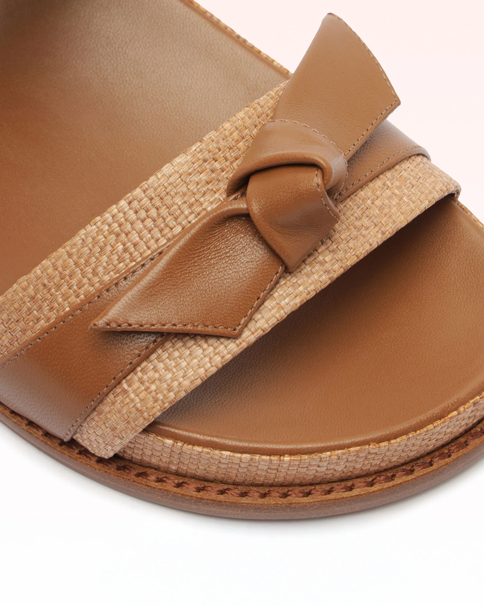 Clarita Raffia Sport Sandal Espresso - Image 4