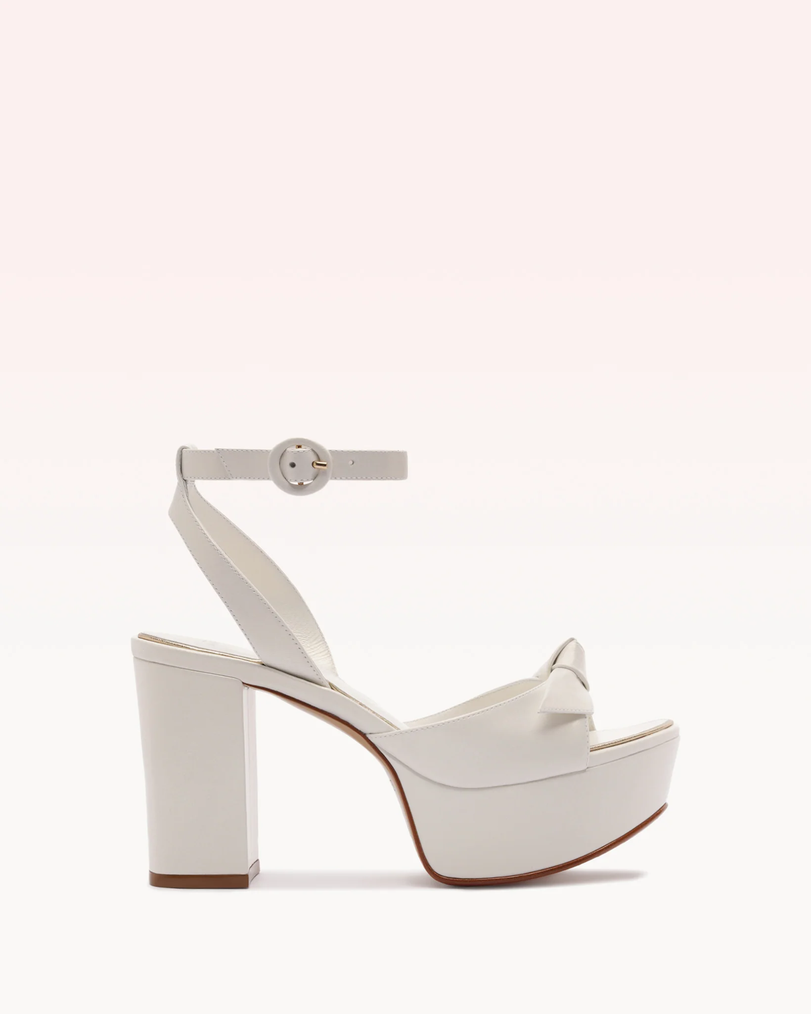 Clarita Tie Platform Ivory