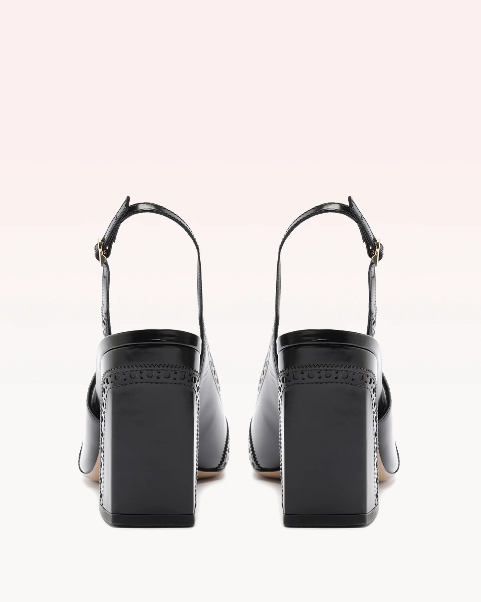 Slingback Brogue 85 Black - Image 4