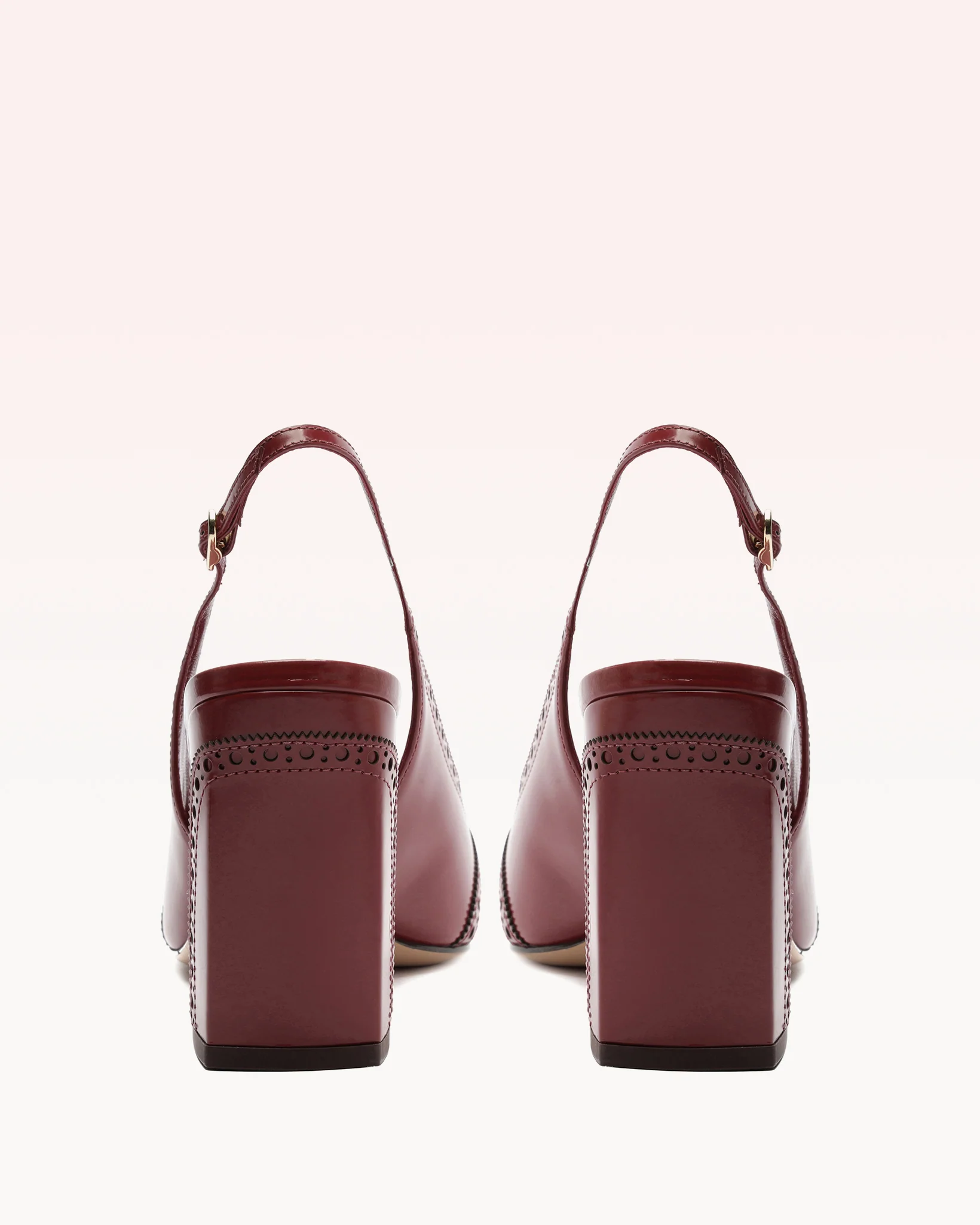 Slingback Brogue 85 Red - Image 4