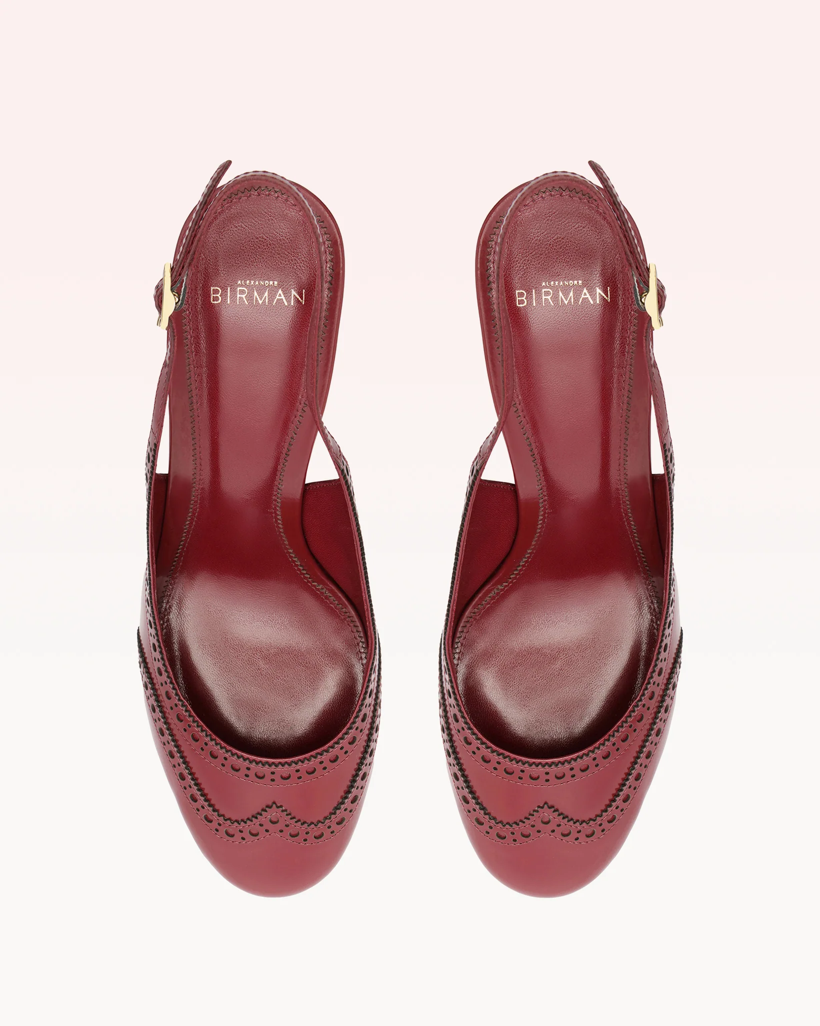Slingback Brogue 85 Red - Image 5