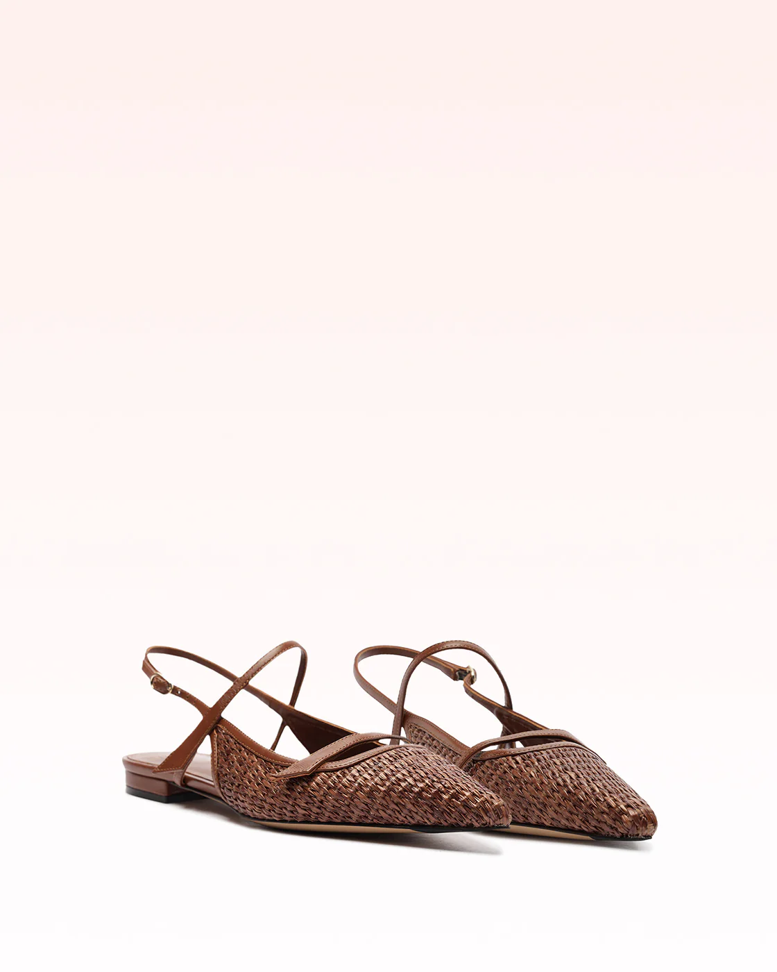 Tita Raffia Flat Chocolate - Image 3
