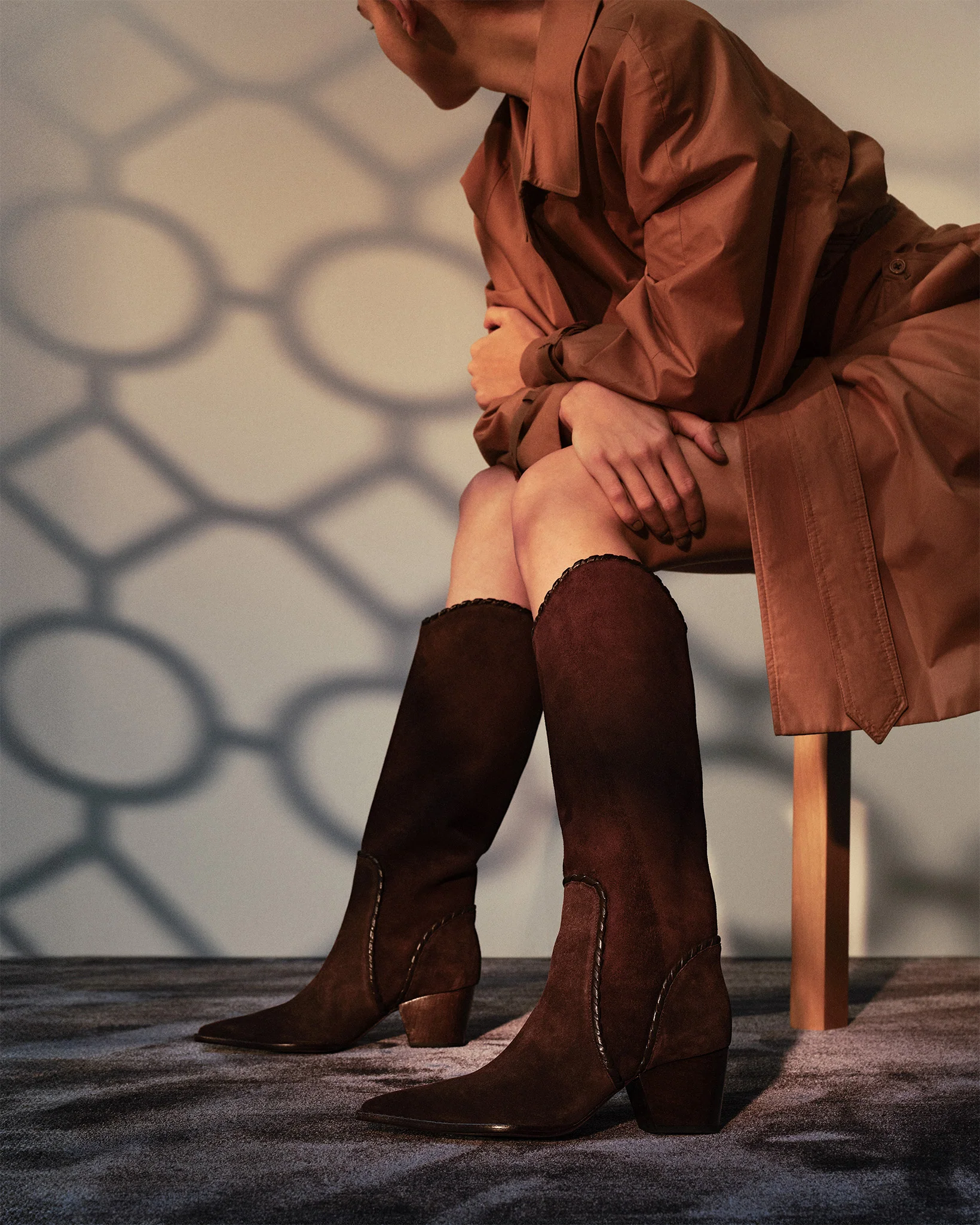 Victoria Saddle 60 Boot Dark Brown - Image 6